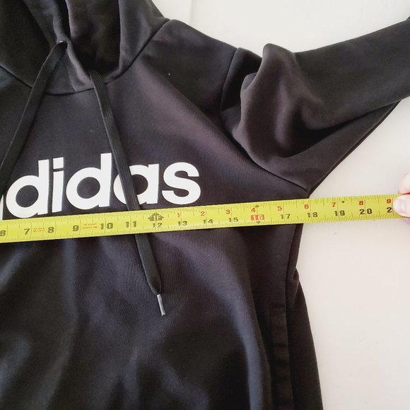 ADIDAS Classic Black Logo Hoodie - Picture 7 of 8